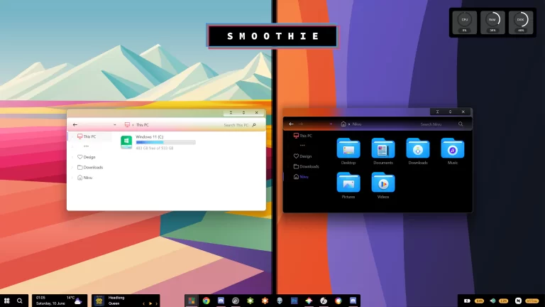 Smoothie Theme for Windows 11 Smoothie Theme for Windows 11