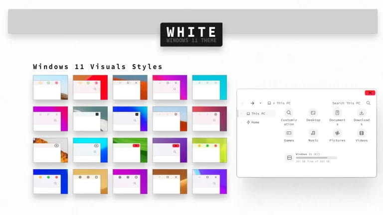 White Theme for Windows 11 White Theme for Windows 11