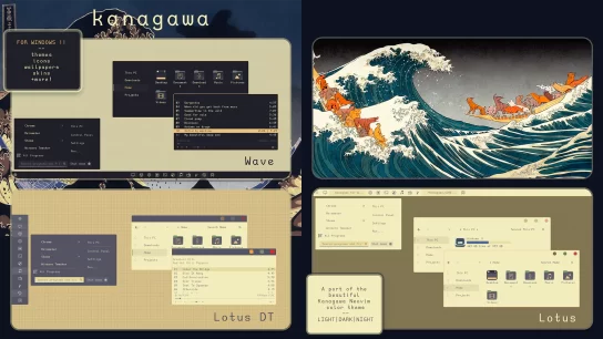 Kanagawa Theme for Windows 11 Thumbnail