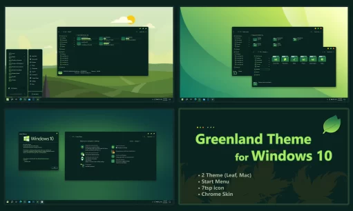 Greenland Theme For Windows 10