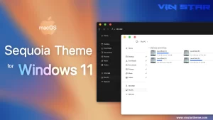 macOS Sequoia Theme for Windows 11