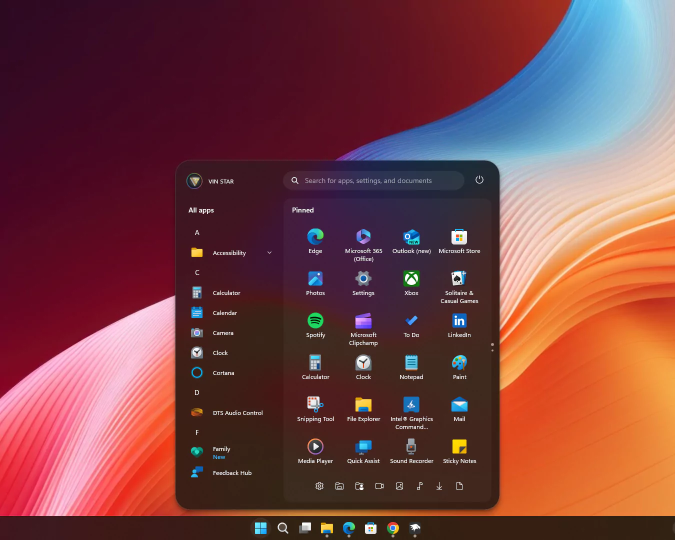 Windows 11X Start Menu Windows 11X Float Start Menu