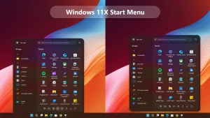 Windows 11X Start Menu