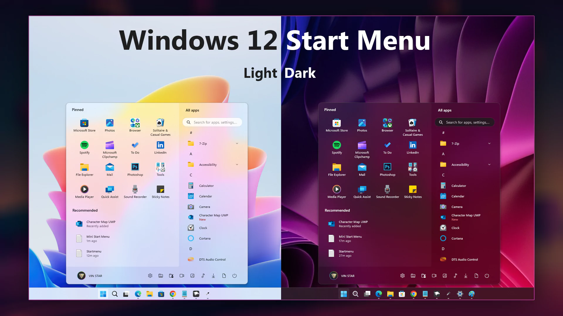 Windows 12 Start Menu Preview