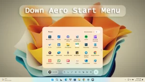 Down Aero Start Menu