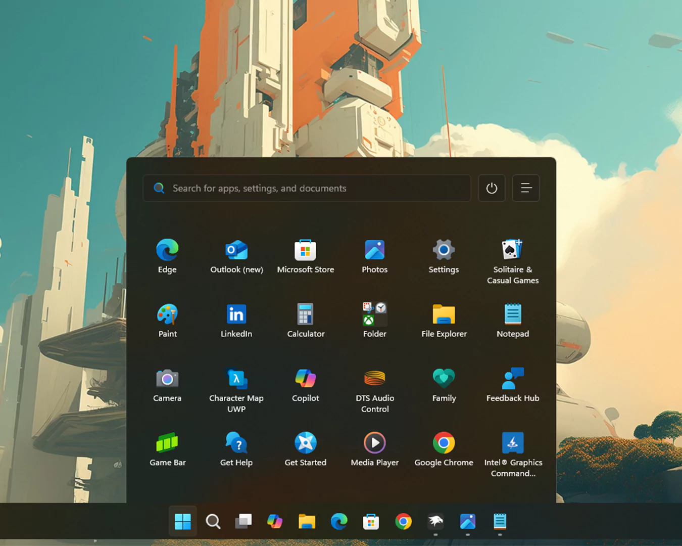UniMenu for Windows 11 Center UniMenu Without Border