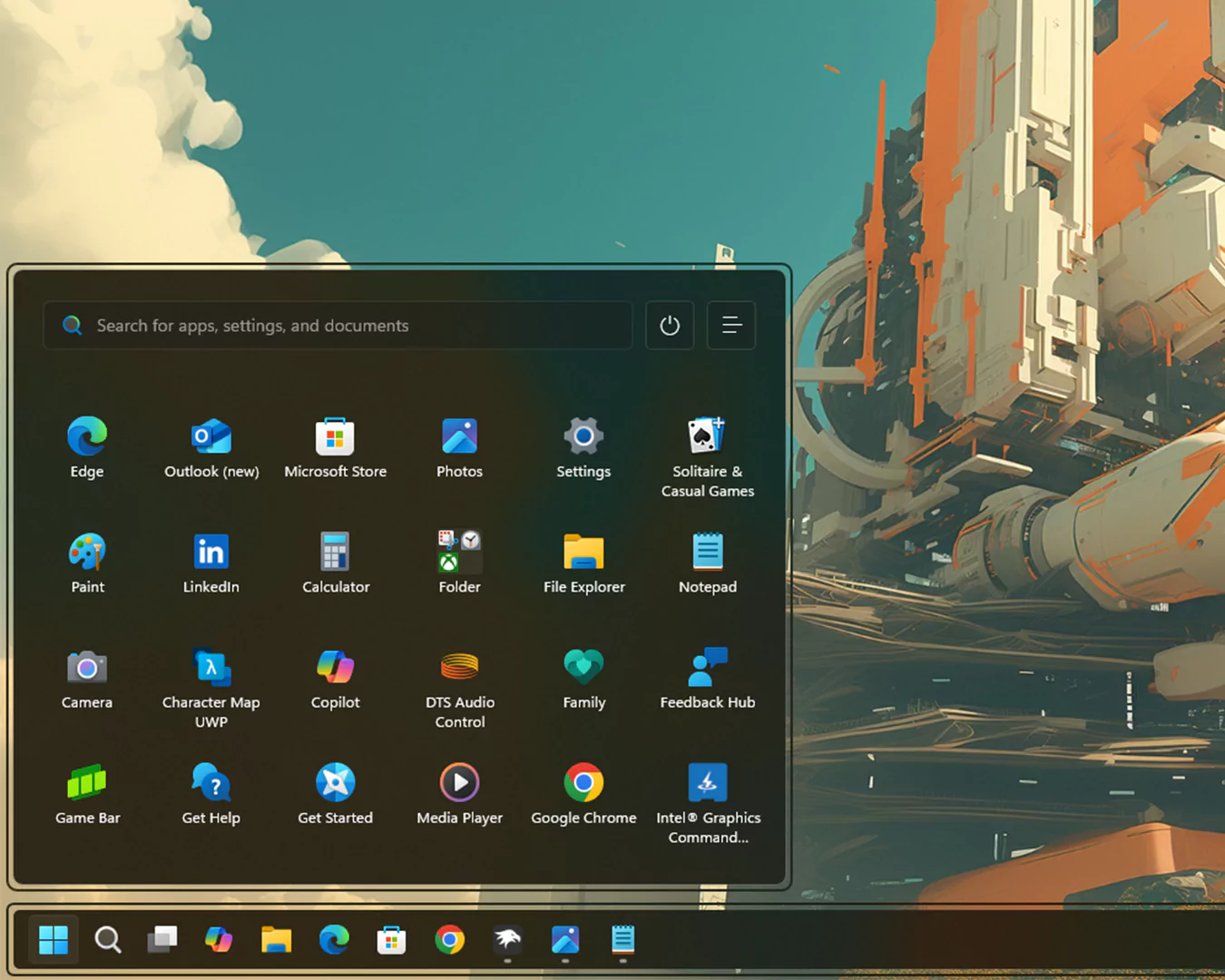 UniMenu for Windows 11 Border With Floting StartMenu