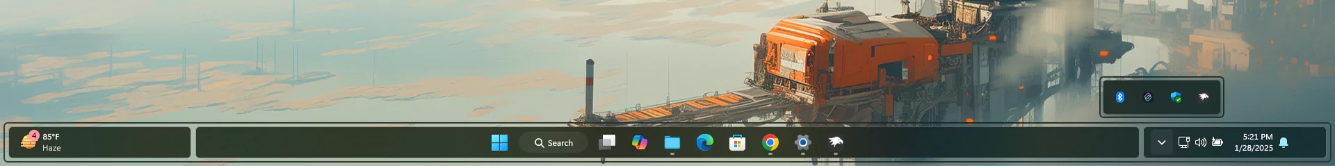 UniMenu for Windows 11 Windows 11 UniMenu Split Taskbar