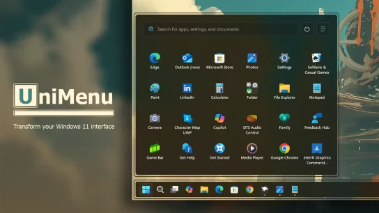 UniMenu for Windows 11