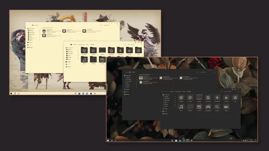 gruvbox syleleuth theme for Windows