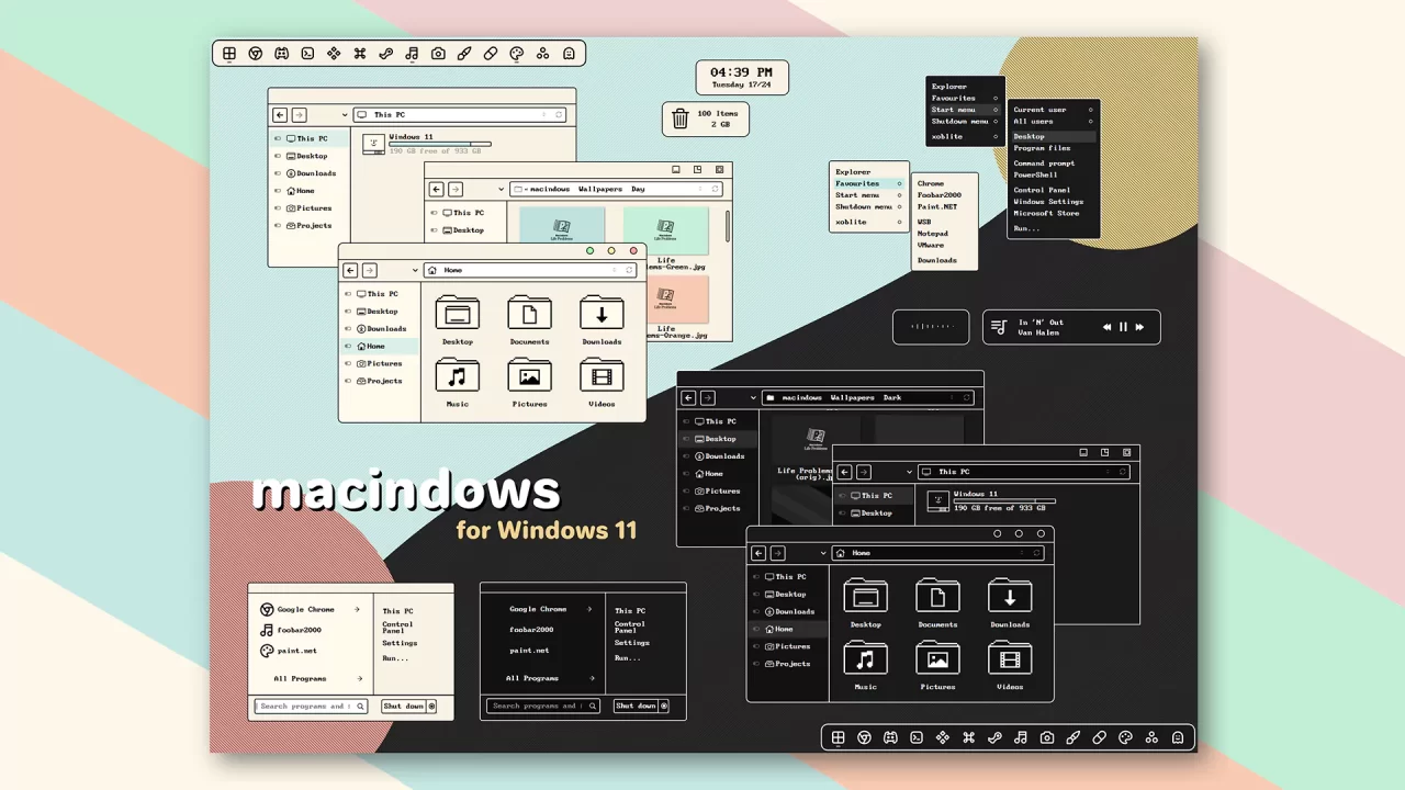 macindows Theme for Windows 11 macindows Theme for Windows 11